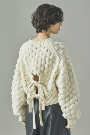 Curensology(カレンソロジー)｜ポコポコバックリボンニットプル