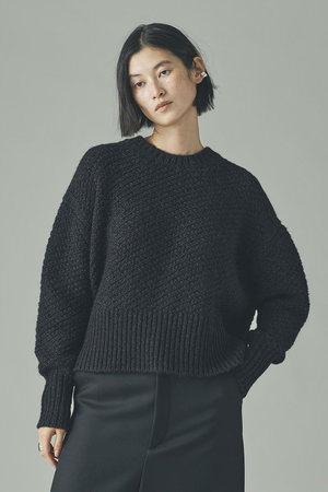 Curensology(カレンソロジー)｜カノコアミMIXニットプルオーバー