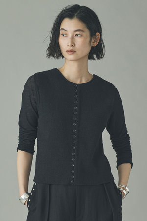 Curensology 青 ニットベスト カレンソロジー Curensology（カレンソロジー） ニットベスト FREE ブルー レディース