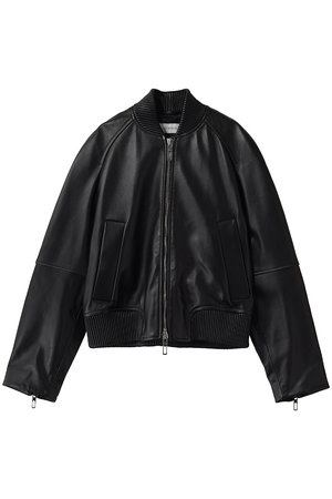 【極美品】スポーツマックス Max Mara ペプラム レザージャケット 短丈 Max Mara(マックスマーラ)｜【SPORTMAX】AMOUR レザージャケット