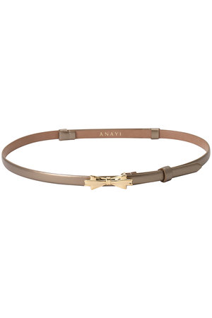 ♥️新春再値下げスペシャル価格❤️アナイ♥️今季♥️ゴールドモチーフが華やかなベルト♥️ ♥️新春再値下げスペシャル価格❤️アナイ♥️今季♥️ゴールド