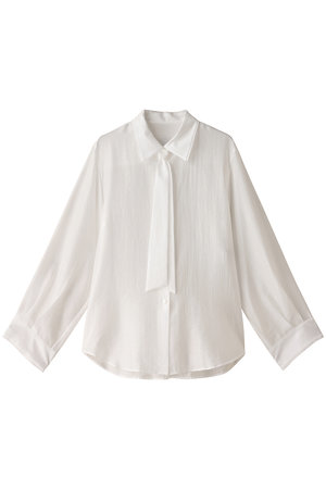 369】アナイ シアーストライプタイツキシャツ 白 38 ANAYI(アナイ