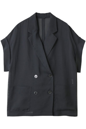 ANAYI(アナイ)｜オーガンフレンチスリーブジャケット/ネイビー の通販