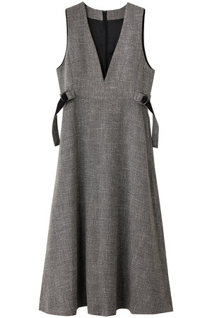 ANAYI アナイ　ツィード　ワンピース セットアップ対応商品】レッドツイードバイヤスワンピース