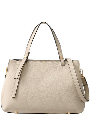 ANAYI(アナイ)｜Iシュリンク革2WAYハンドBAG/オフホワイト の通販