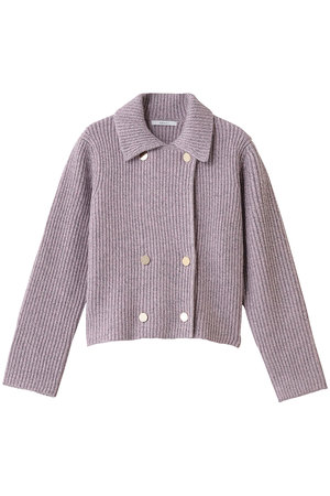 ANAYI(アナイ)｜カラーミックスボクシーJKカーディガン/ピンク の通販