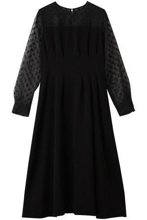 ANAYI(アナイ)｜シアードットコンビタックワンピース/ブラック の通販