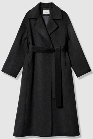 ANAYI(アナイ)｜カシミヤステンカラーコート/ブラック の通販