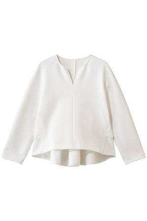 ANAYI(アナイ)｜ダンボールバックティアードプルオーバー/ホワイト の