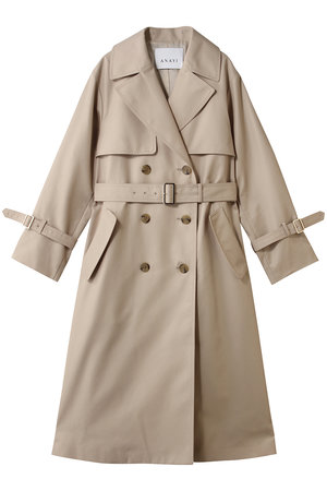 ANAYI(アナイ)｜ハッスイツイルトレンチコート/ベージュ の通販