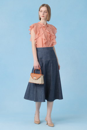 菜々緒ドラマ着用 アナイ ANAYI モダンペイズリーマーメイドスカート M STAFF STYLING|ANAYI OFFICIAL ONLINE STORE｜アナイ 公式サイト