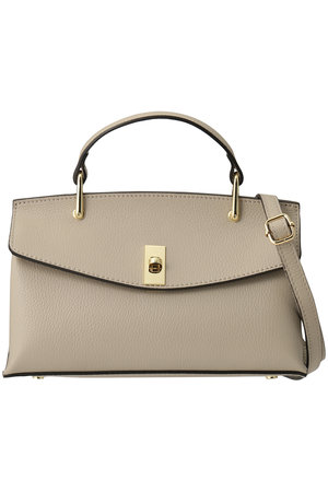 ANAYI(アナイ)｜Iシュリンク革トップハンドルBAG/ベージュ の通販
