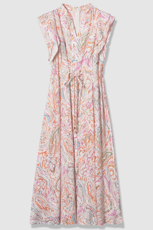 ANAYI(アナイ)｜【予約販売】ペイントペイズリープリントフレア