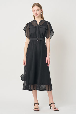 ANAYI(アナイ)｜【セットアップ対応商品】メッシュラッセルフレア袖