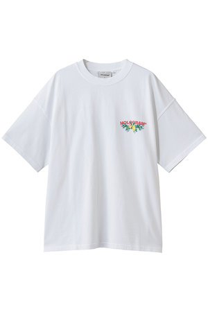 サードマガジン　フロッキーロゴTシャツ　白 フロッキーロゴTシャツ