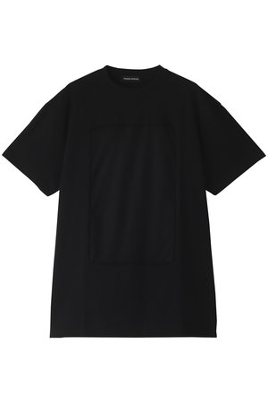 MAISON SPECIAL(メゾンスペシャル)｜フロントチュールTシャツ/BLK