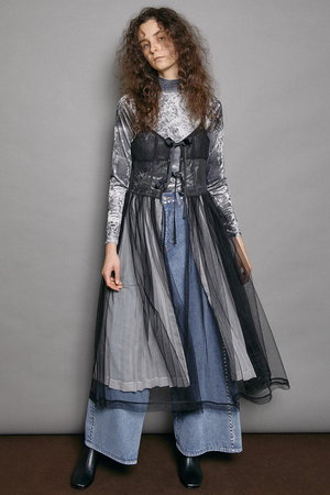 レディース新作 新品 MAISON SPECIAL Ribbon Pleats Dress