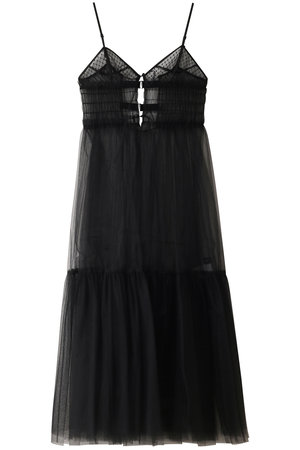 MAISON SPECIAL(メゾンスペシャル)｜Tulle Shirring Gathered Dress ...