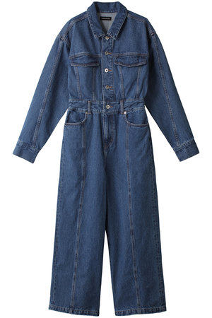 MAISON SPECIAL(メゾンスペシャル)｜Denim Jumpsuit/デニムジャンプスーツ/BLU(ブルー)  の通販｜ELLESHOP・(エル・ショップ)