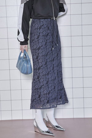 MAISON SPECIAL(メゾンスペシャル)｜Lace Skirt/レーススカート/GRY 