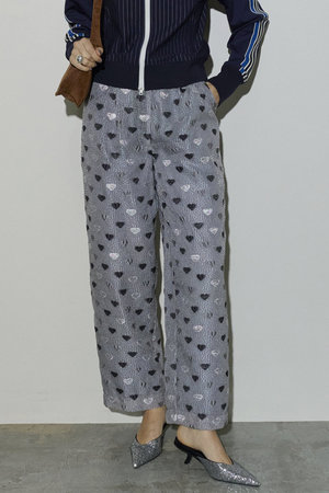 MAISON SPECIAL(メゾンスペシャル)｜Heart Jacquard Pants/ハート