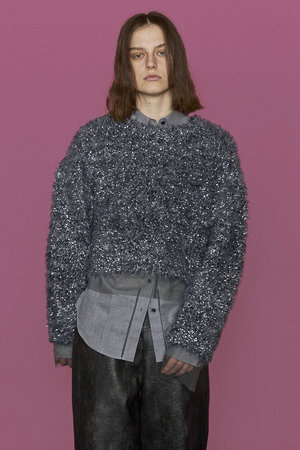 MAISON SPECIAL(メゾンスペシャル)｜Sparkling Shaggy Knit Pullover