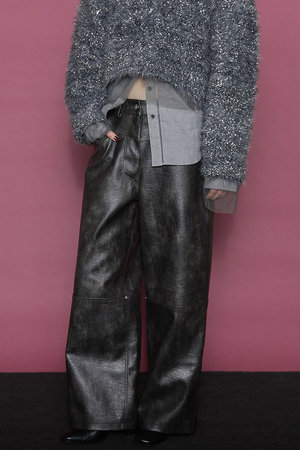 MAISON SPECIAL(メゾンスペシャル)｜Cocoon Wide Silhouette faux