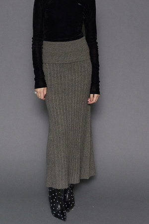 MAISON SPECIAL(メゾンスペシャル)｜Knit Maxi Length Skirt
