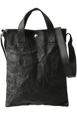 メゾンスペシャル　メタルハンドルバッグ　ブラック MAISON SPECIAL（メゾンスペシャル）の「メタルハンドルバッグ【MAISON