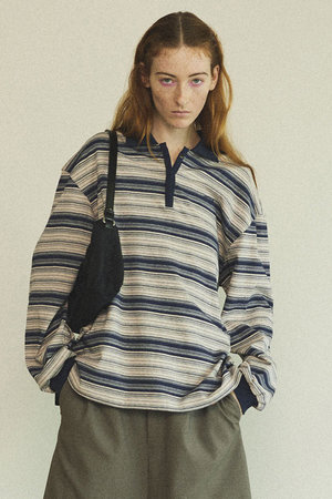 MAISON SPECIAL(メゾンスペシャル)｜Border Polo Shirt/ボーダー