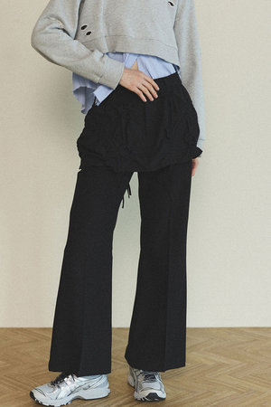 最終お値下 MAISON SPECIAL シャーリング セット MAISON SPECIAL(メゾンスペシャル)｜Shirring Mini Skirt Pants