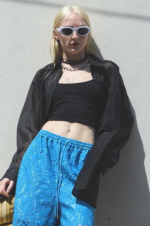MAISON SPECIAL(メゾンスペシャル)｜Sheer Docking Oversized Shirt