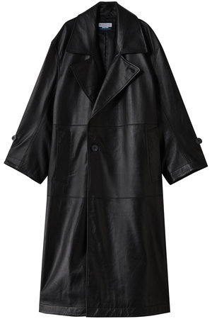 MAISON SPECIAL ブラック ロングコート MAISON SPECIAL(メゾンスペシャル)｜【UNISEX】SHEEPレザーロング