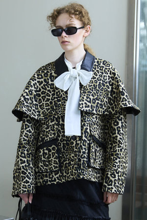 MAISON SPECIAL(メゾンスペシャル)｜leopard Military Cape Jacket
