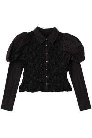 MAISON SPECIAL(メゾンスペシャル)｜Puff Sleeves Shirring Shirt 