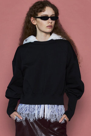 MAISON SPECIAL(メゾンスペシャル)｜Crew Neck Color Short Knit