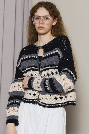 MAISON SPECIAL(メゾンスペシャル)｜Hand-knitted Cardigan/ハンド