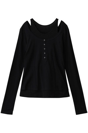 MAISON SPECIAL(メゾンスペシャル)｜Layered Henley Neck Tops