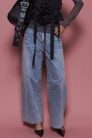 MAISON SPECIAL(メゾンスペシャル)｜Cocoon Curve Denim Pants