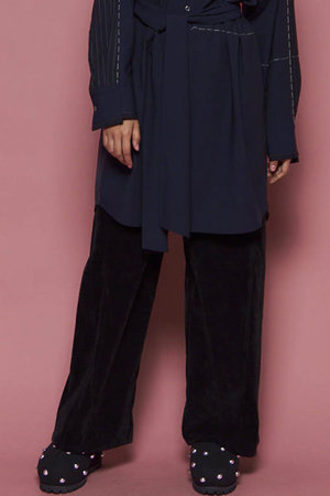 MAISON SPECIAL(メゾンスペシャル)｜Chambray Corduroy Wide Pants