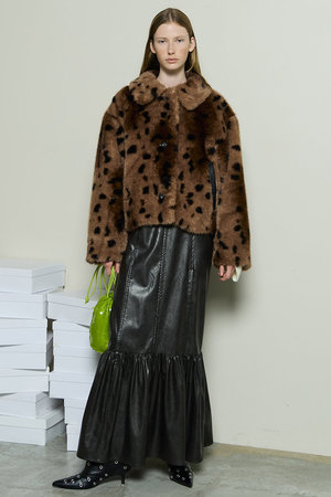 MAISON SPECIAL(メゾンスペシャル)｜faux Leather Dress/フェイク