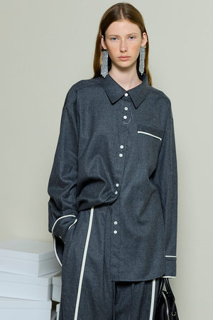 MAISON SPECIAL(メゾンスペシャル)｜Saxony Shirt/サキソニーシャツ