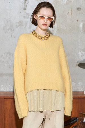 MAISON SPECIAL(メゾンスペシャル)｜Slub Brush Knit Pullover/スラブ