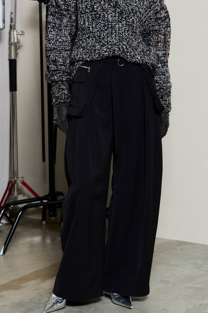 MAISON SPECIAL(メゾンスペシャル)｜Pocket Belt Double Cross Pants