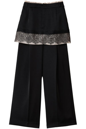 MAISON SPECIAL(メゾンスペシャル)｜Satin Skirt Pants/サテンスカート