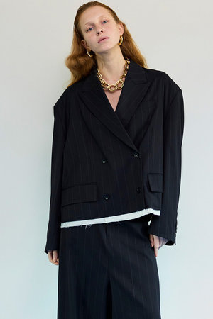 MAISON SPECIAL(メゾンスペシャル)｜Cut-Off Mid-Length Jacket/カット