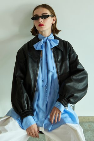 MAISON SPECIAL(メゾンスペシャル)｜Voluminous Leather Blouson