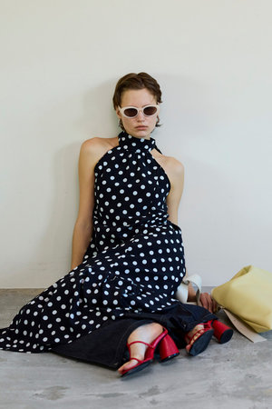 MAISON SPECIAL(メゾンスペシャル)｜2WAY Sleeve Dot One-Piece/2WAY