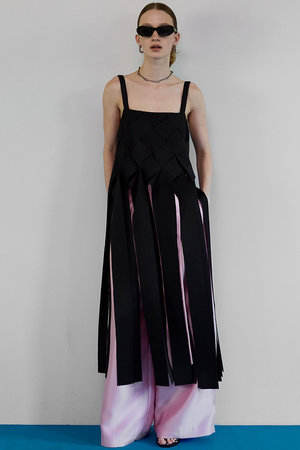 MAISON SPECIAL(メゾンスペシャル)｜Cross Fringe Dress/クロス