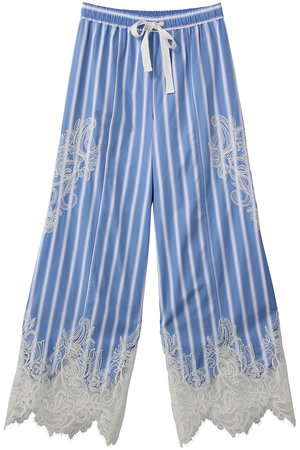 MAISON SPECIAL(メゾンスペシャル)｜Striped Lace Pants/ワイド